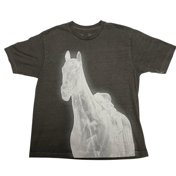 Beyonce Renaissance Tour No Skips Horse 2023 Concert Merch Gray Shirt XL - Picture 1 of 7